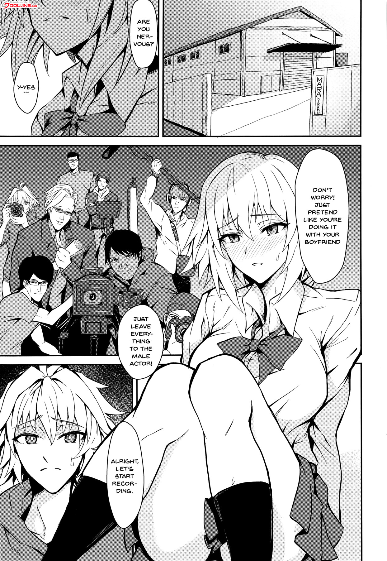 Hentai Manga Comic-The Rumored Beautiful Office Lady Is A Thick Jeanne Darc-Read-2